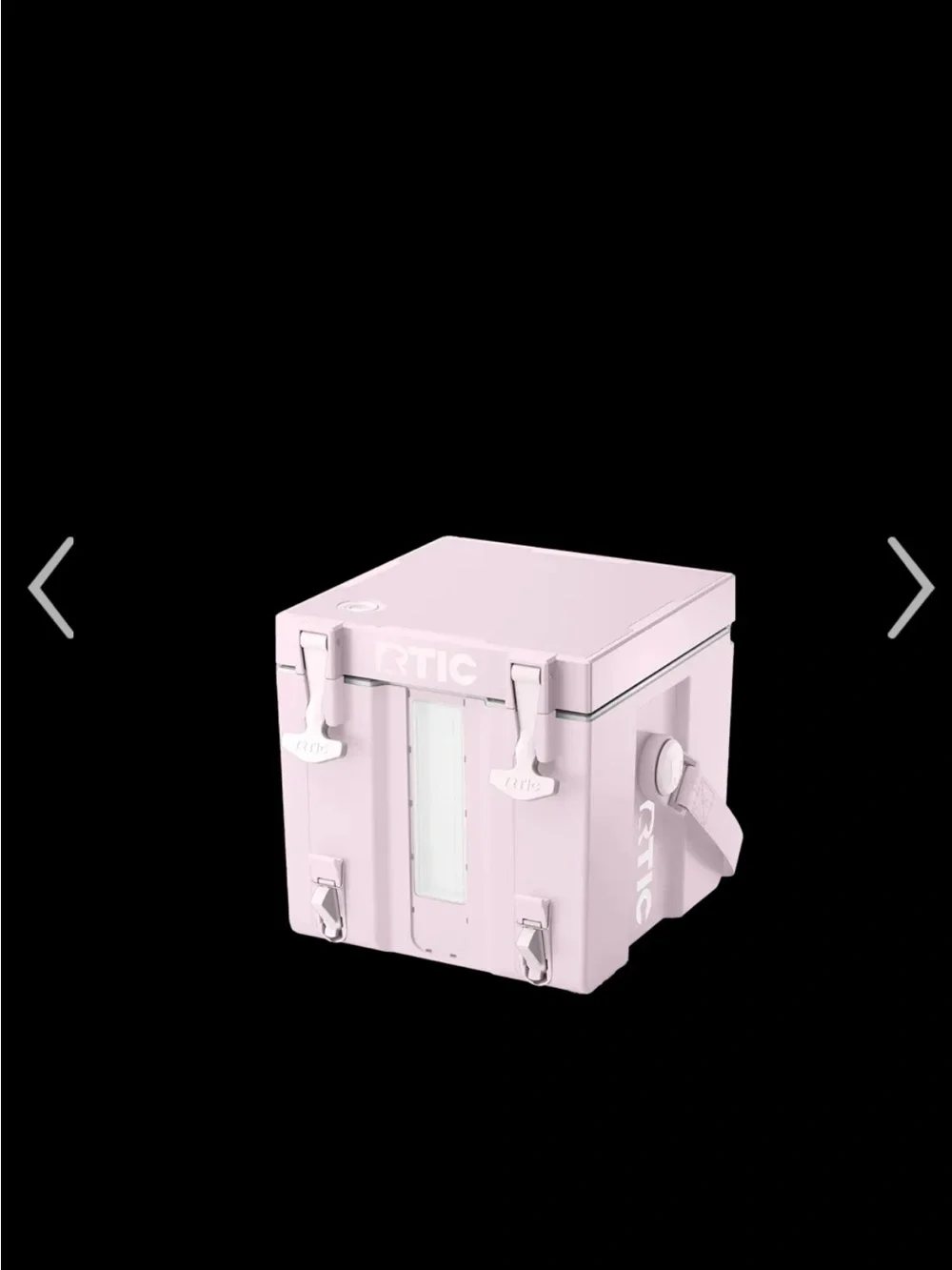 New RTIC halftime water cooler drink dispenser 3 gallon pale pink